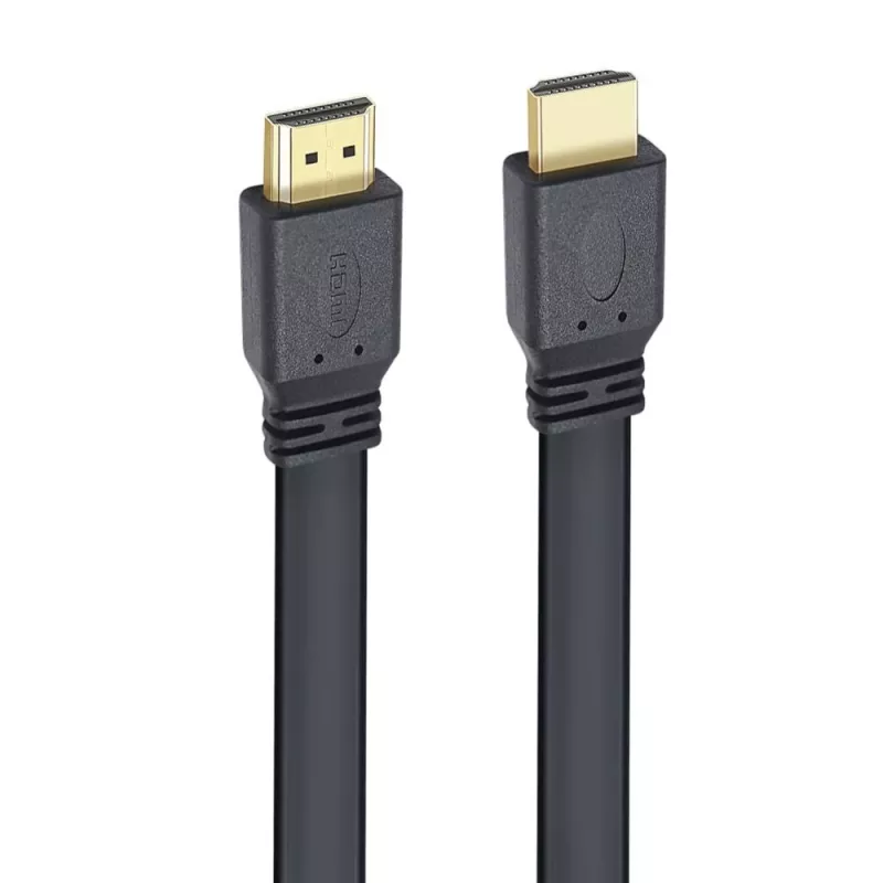 Techly Cavo piatto HDMI 2.0 High Speed con Ethernet A/A M/M 1 m