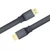Techly Cavo piatto HDMI 2.0 High Speed con Ethernet A/A M/M 1 m