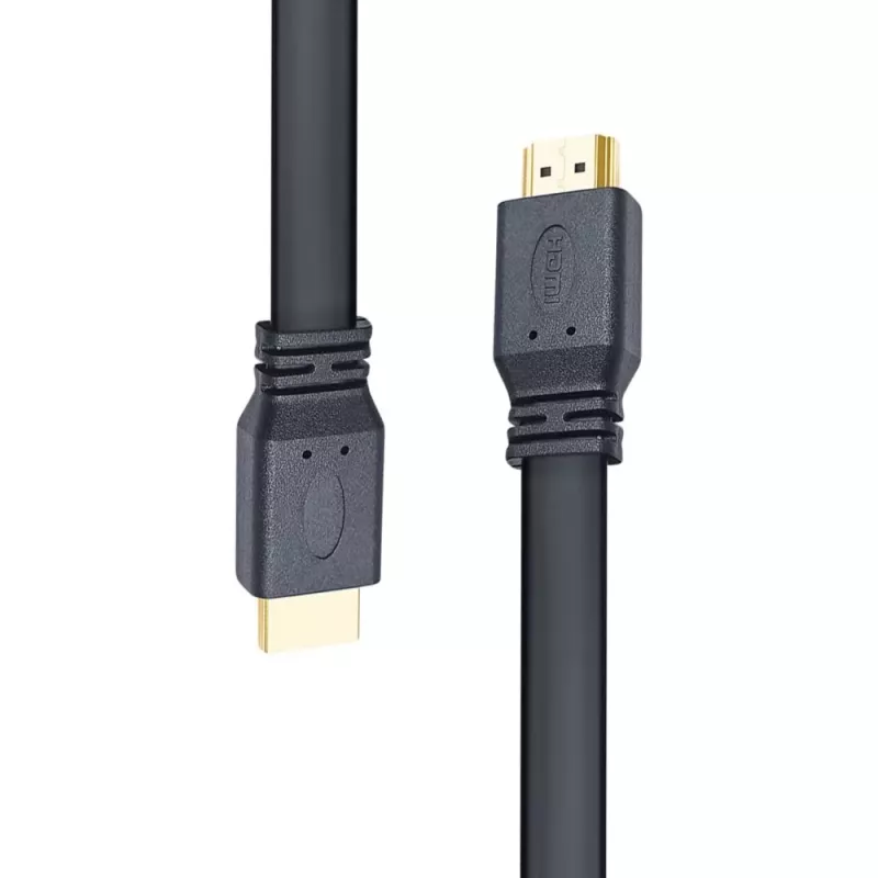 Techly Cavo piatto HDMI 2.0 High Speed con Ethernet A/A M/M 1 m