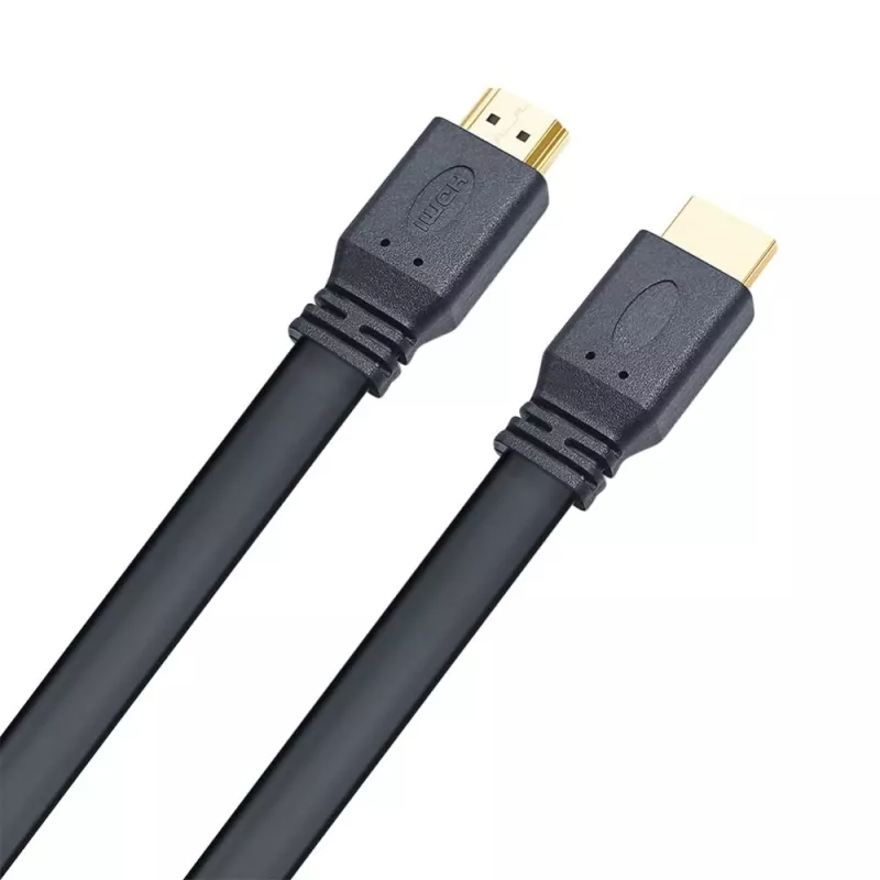 Techly Cavo piatto HDMI 2.0 High Speed con Ethernet A/A M/M 1 m