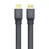 Techly Cavo piatto HDMI 2.0 High Speed con Ethernet A/A M/M 1 m