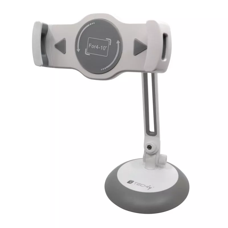 Techly Supporto universale da scrivania per smartphone e tablet fino a 10 inch