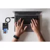 Techly Lettore/scrittore di smartcard compatto USB-C™ bianco, USB 2.0, 1,5 m, nero, 102 g