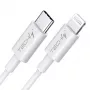 Techly Cavo di ricarica e sincronizzazione USB-C a Lightning 1 m bianco