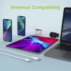 Techly Cavo di ricarica e sincronizzazione USB-C a Lightning 1 m bianco