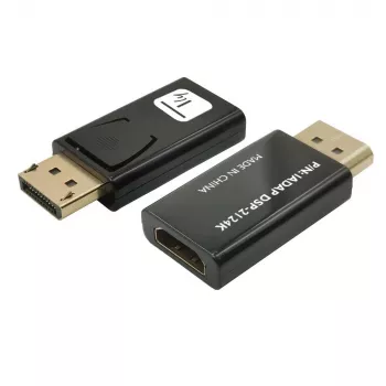 Techly IADAP DSP-2124K Adattatore per cavi nero