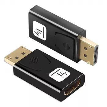 Techly IADAP DSP-2124K Adattatore per cavi nero