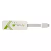 Techly Adattatore da USB 3.1 Type-C a RJ45 Gigabit Ethernet, bianco