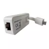 Techly Adattatore da USB 3.1 Type-C a RJ45 Gigabit Ethernet, bianco