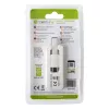 Techly Adattatore da USB 3.1 Type-C a RJ45 Gigabit Ethernet, bianco