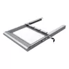 Dataflex Addit Cassetto di sicurezza hardware 622, argento, acciaio, tinta unita, 530 mm, 450 mm, 75 mm