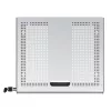 Dataflex Addit Cassetto di sicurezza hardware 622, argento, acciaio, tinta unita, 530 mm, 450 mm, 75 mm