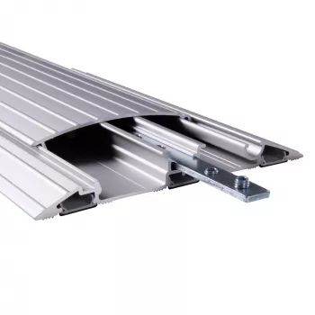 Dataflex Addit Passacavi 60 cm – dritto 402, passacavi, argento, alluminio, 500 kg, 2 cm, 145 mm
