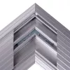 Dataflex Addit Passacavi - raccordo ad angolo 482, argento, alluminio, 500 kg, 2 cm, 203 mm, 305 mm