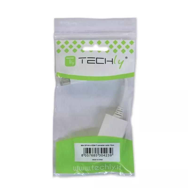 Techly Cavo convertitore adattatore USB 3.1 Type-C a HDMI 1.4, 3.2 Gen 2 (3.1 Gen 2), USB Type-C, uscita HDMI