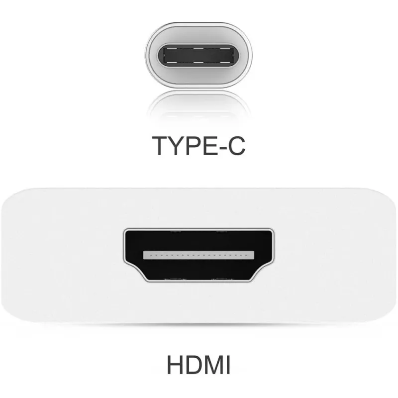 Techly Cavo convertitore adattatore USB 3.1 Type-C a HDMI 1.4, 3.2 Gen 2 (3.1 Gen 2), USB Type-C, uscita HDMI