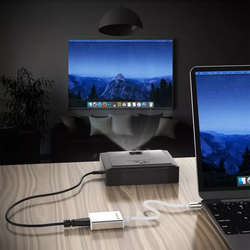 Techly Cavo convertitore adattatore USB 3.1 Type-C a HDMI 1.4, 3.2 Gen 2 (3.1 Gen 2), USB Type-C, uscita HDMI