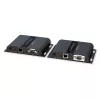 Techly IDATA EXTIP-383V AV-Extender trasmettitore e ricevitore AV nero