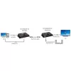 Techly IDATA EXTIP-383V AV-Extender trasmettitore e ricevitore AV nero