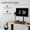 Techly ICA-LCD 2500 supporto/stand per monitor 68,6 cm (27 inch) da scrivania nero