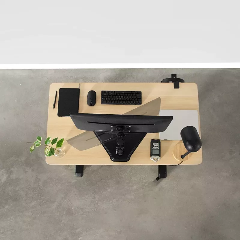 Techly ICA-LCD 2500 supporto/stand per monitor 68,6 cm (27 inch) da scrivania nero