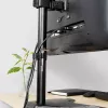 Techly ICA-LCD 2500 supporto/stand per monitor 68,6 cm (27 inch) da scrivania nero
