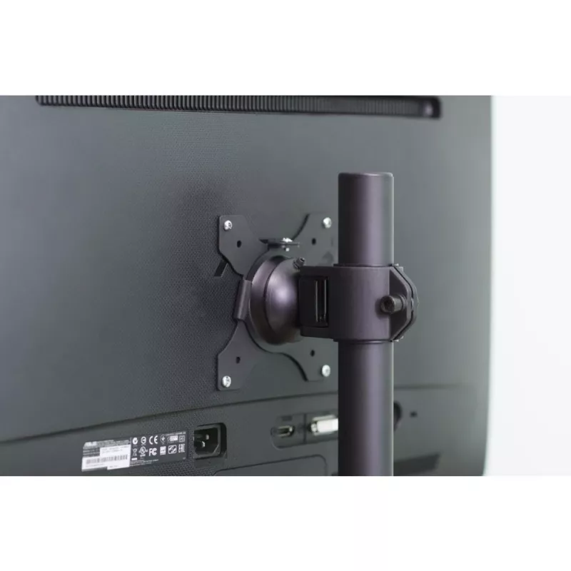 Techly ICA-LCD 2500 supporto/stand per monitor 68,6 cm (27 inch) da scrivania nero