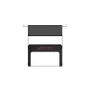Res-Tech X1-GT RES TABLE, nero, alluminio, 13 kg, Italia