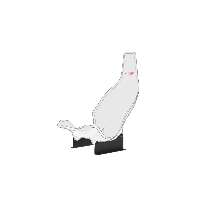 Res-Tech GT CARBON SEAT SUPPORT, supporto sedile, nero
