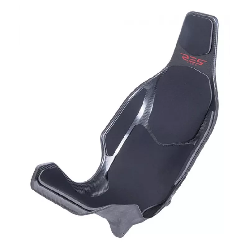 Res-Tech X1 CARBON SEAT - nero, sedile da racing, nero, carbonio, neoprene