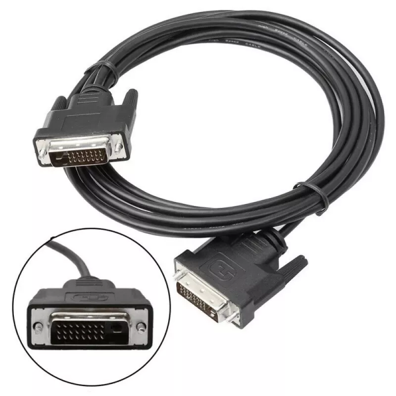 Techly cavo monitor DVI digitale M/M Dual Link 1,8 m (DVI-D) ICOC DVI-8100
