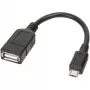 Techly cavo USB2.0 OTG A-femmina / Micro-B-maschio 0,2 m ICOC UOTG-194