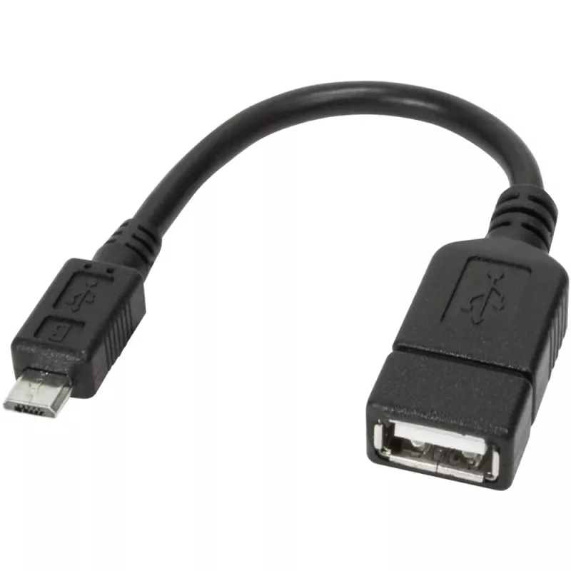 Techly cavo USB2.0 OTG A-femmina / Micro-B-maschio 0,2 m ICOC UOTG-194