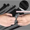 Techly fascette per cavi in nylon Patch 100X2,5 mm 100 pezzi nero ISWT-10025-BK