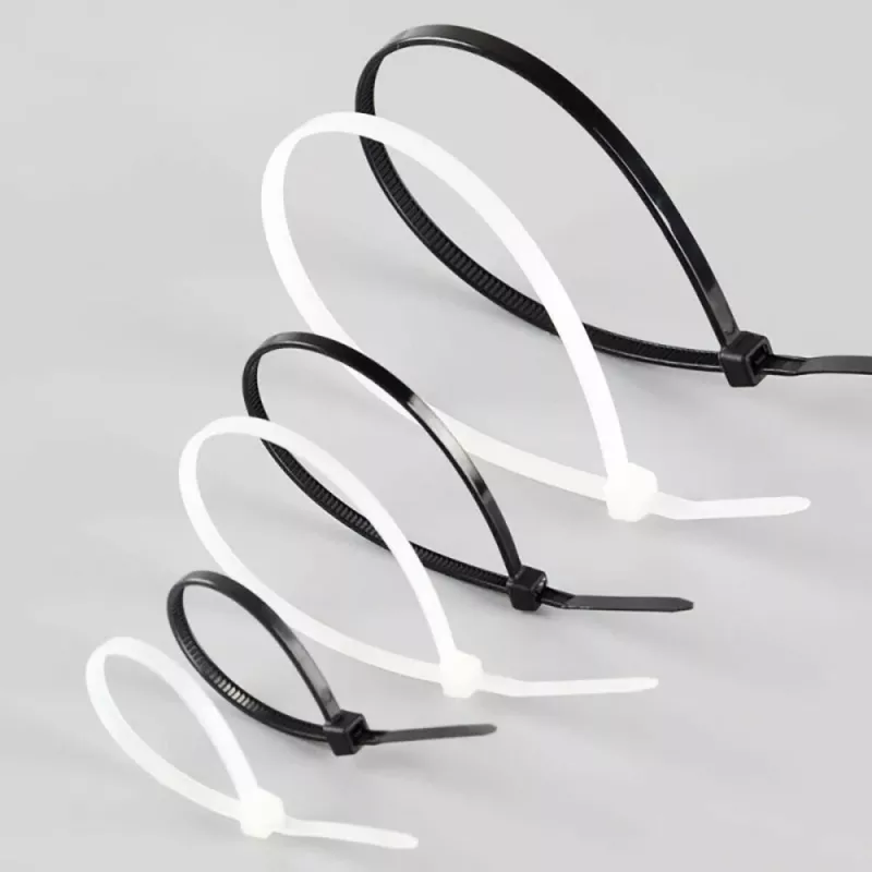 Techly ISWT-14235-BK Fascette in nylon, 142 x 3,5 mm, 100 pezzi, nero