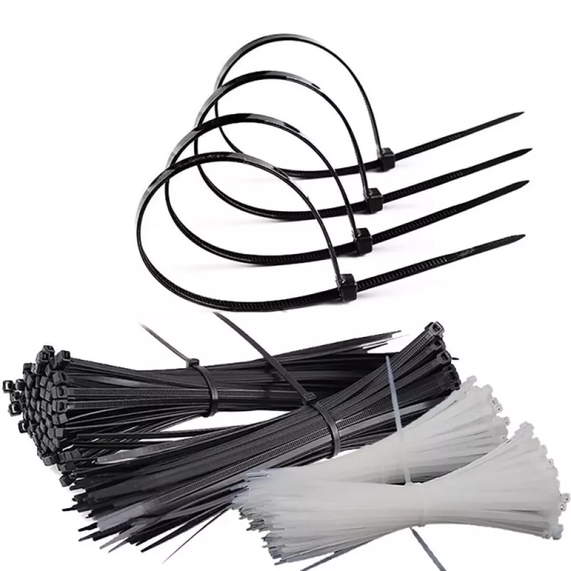 Techly ISWT-14235-BK Fascette in nylon, 142 x 3,5 mm, 100 pezzi, nero