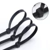 Techly fascette per cavi in nylon Patch 280x4,8 mm 100 pezzi nero ISWT-28048-BK