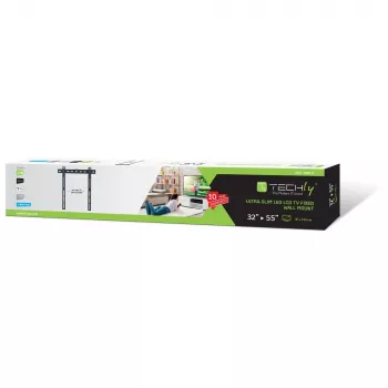 Techly supporto a parete UltraSlim per TV LED LCD 23-55