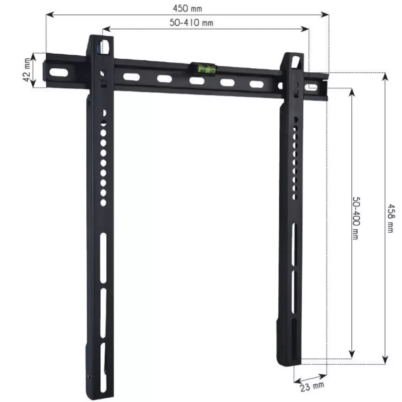 Techly supporto a parete UltraSlim per TV LED LCD 23-55