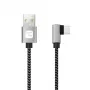 Techly ICOC MU2AC9-005-AL cavo USB USB 2.0 0,5 m USB A USB C nero, grigio