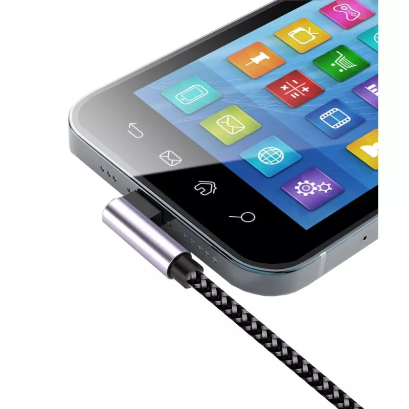 Techly ICOC MU2AC9-010-AL cavo USB USB 2.0 1 m USB A USB C grigio, nero