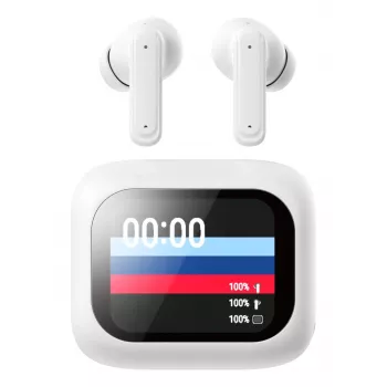 Techly ICC SB-BLT08W cuffie/headset True Wireless Stereo (TWS) in-ear chiamate/musica Bluetooth bianco