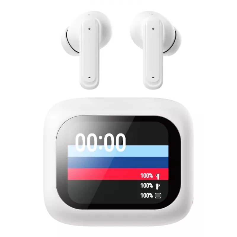 Techly ICC SB-BLT08W cuffie/headset True Wireless Stereo (TWS) in-ear chiamate/musica Bluetooth bianco