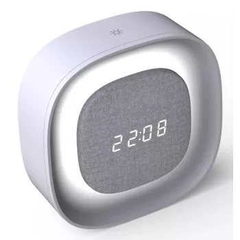 Techly IC-CLOCK-56WH sveglia sveglia digitale grigio, bianco