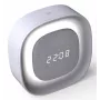 Techly IC-CLOCK-56WH sveglia digitale grigio, bianco