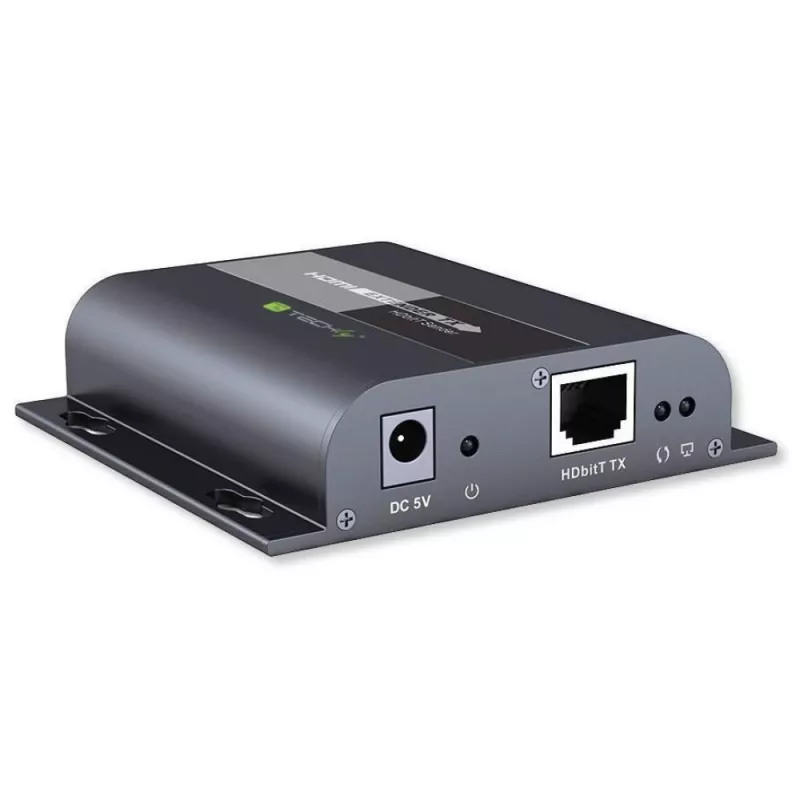 Techly IDATA-EXTIP-383V4 trasmettitore e ricevitore AV nero