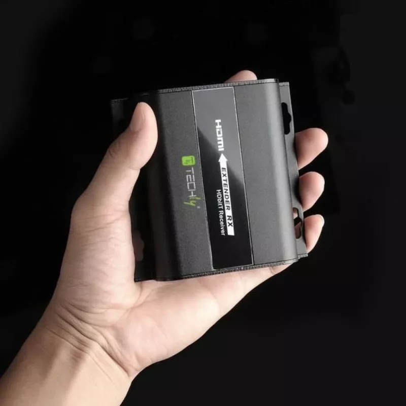 Techly ricevitore extender IR HDMI HDbitT aggiuntivo su cavo Cat.6 oltre 120 m