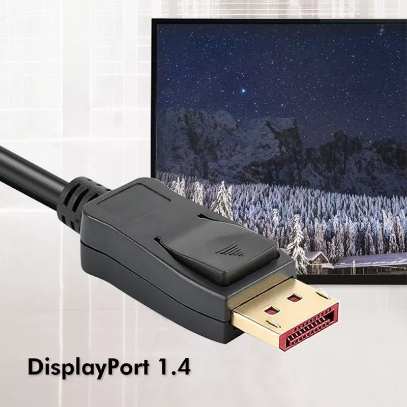 Techly ICOC DSP-A14-050NT cavo DisplayPort 5 m nero