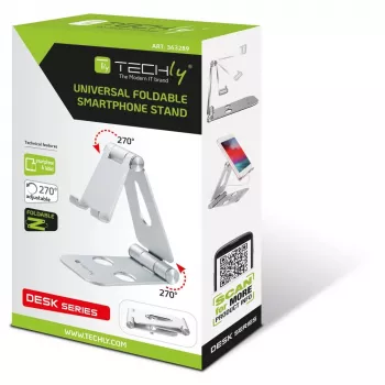 Techly I-SMART-STAND6 supporto supporto passivo cellulare/smartphone argento