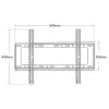 Techly ICA-PLB 262L supporto a parete per TV 177,8 cm (70 pollici) nero